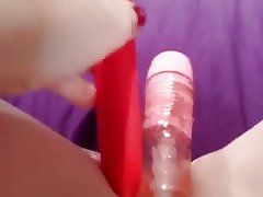 Close Up, Dildo, Double Penetration, POV